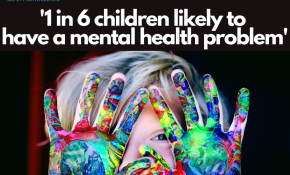 1 in 6 children are likely to have a mental health problem.