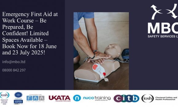 🚨 Emergency First Aid at Work Course – Be Prepared, Be Confident! 🚨  Limited Spaces Available – Book Now for 18 June and 23 July 2025!