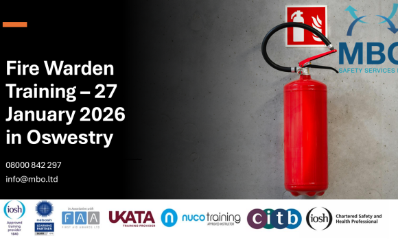 Fire Warden Training – 27 January 2026 in Oswestry